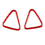 Per Chevrolet Malibu 2016-2024 2 pezzi/set adesivo decorativo per presa d'aria strumenti guida a sinistra