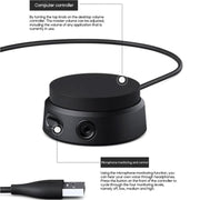 Per cuffie da gioco A10 / A40 / QC35 II / QC45 Cavo controller audio USB, ZS0265