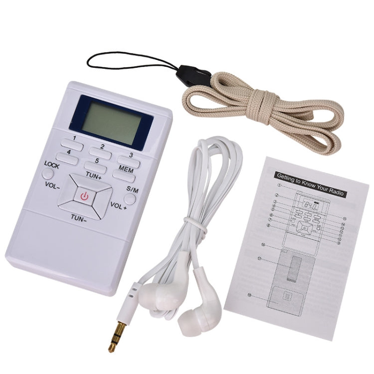 HanRongda HRD-109 Mini ricevitore radio FM portatile