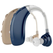 Ricarica USB Gancio per l'orecchio Riduzione del rumore Amplificatore audio per apparecchi acustici