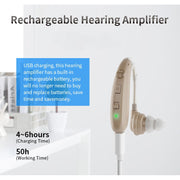 Amplificatore audio USB per apparecchi acustici con riduzione rum