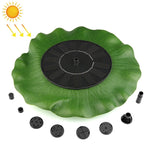 Foglia di loto Fontana solare Giardino esterno Paesaggio galleggiante, 28cm