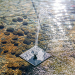 Fontana solare galleggiante per piscina all'aperto da 11 cm