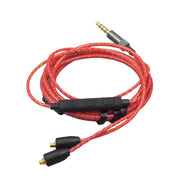 Per Shure MMCX / SE215 / SE535 / SE846 / UE900 Cavo per cuffie con regolazione del volume, 1.2m