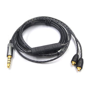 Per Shure MMCX / SE215 / SE535 / SE846 / UE900 Cavo per cuffie con regolazione del volume, 1.2m