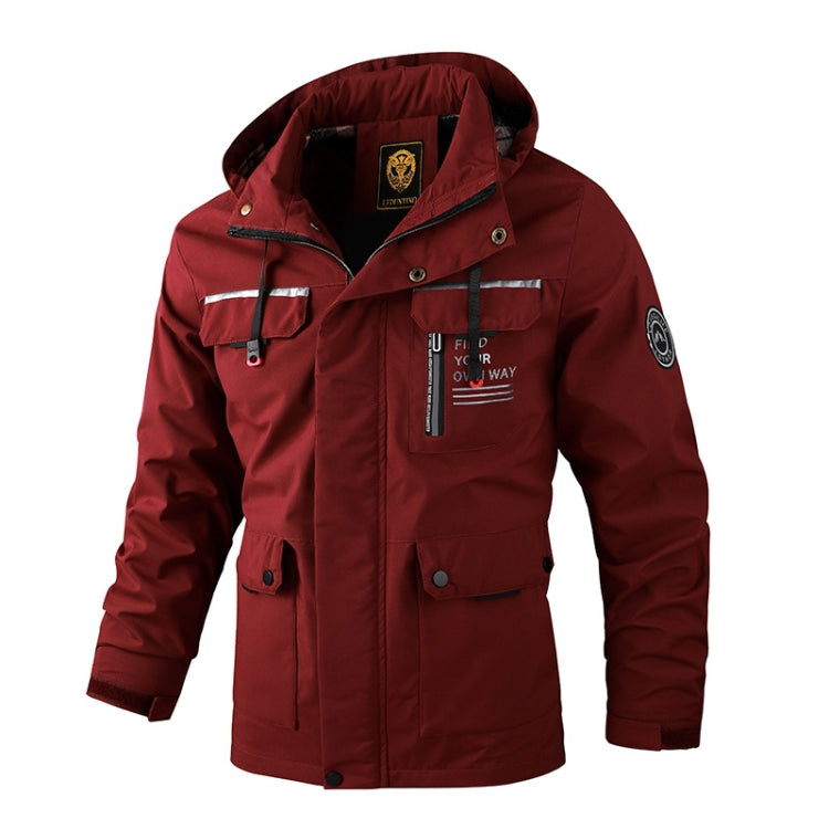 Giacca casual da uomo Giacca con cappuccio autunno e inverno, M, L, XL, XXL, XXXL, XXXXL