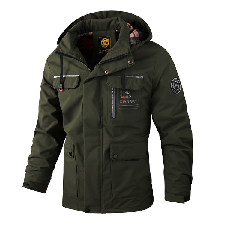 Giacca casual da uomo Giacca con cappuccio autunno e inverno, M, L, XL, XXL, XXXL, XXXXL