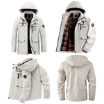 Giacca casual da uomo Giacca con cappuccio autunno e inverno, M, L, XL, XXL, XXXL, XXXXL