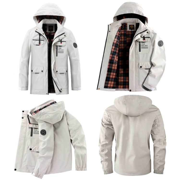 Giacca casual da uomo Giacca con cappuccio autunno e inverno, M, L, XL, XXL, XXXL, XXXXL