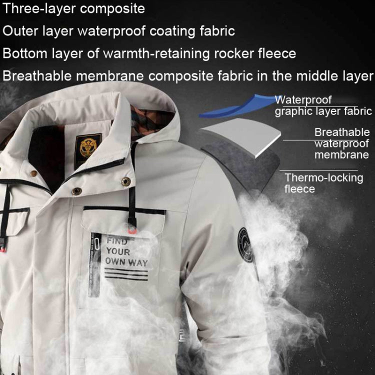 Giacca casual da uomo Giacca con cappuccio autunno e inverno, M, L, XL, XXL, XXXL, XXXXL
