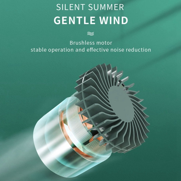 Ventilatore portatile a collo ricaricabile USB 2000mAh