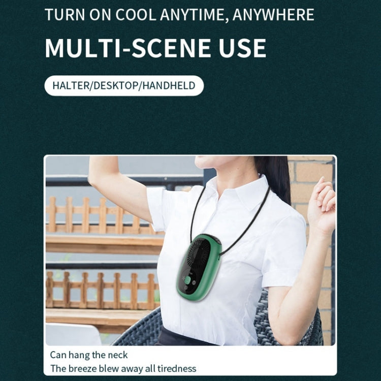 Ventilatore portatile a collo ricaricabile USB 2000mAh