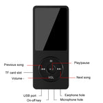 Lettore musicale Walkman Bluetooth con e-book e memoria