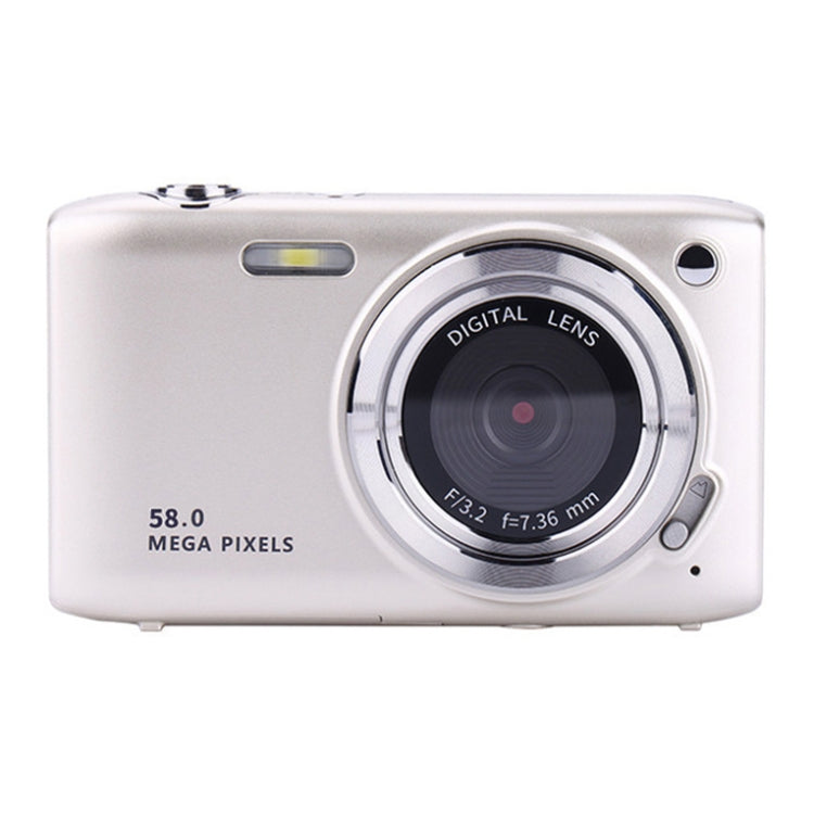 Fotocamera digitale HD con schermo IPS da 2,88 pollici Fotocamera CCD portatile con zoom 16X, Champagne Gold, White, Black, Green, Rose Pink