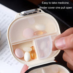 Mini scatola ermetica per erogazione di medicinali portatili da viaggio all'aperto per una settimana, Small, Large
