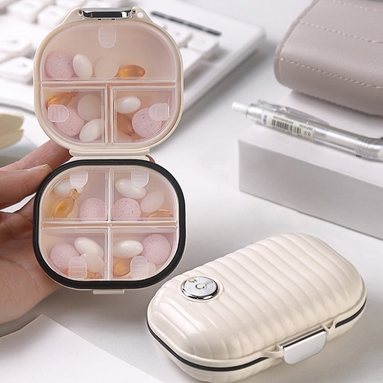 Mini scatola ermetica per erogazione di medicinali portatili da viaggio all'aperto per una settimana, Small, Large