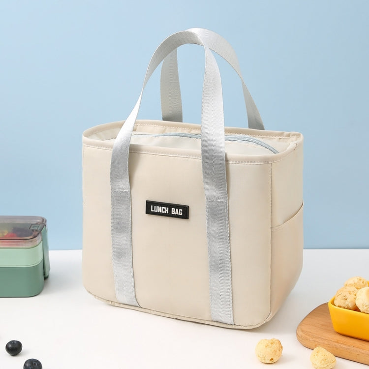 Borsa isolante portatile Borsa per pasti piccola impermeabile Borsa per il pranzo ispessita in alluminio
