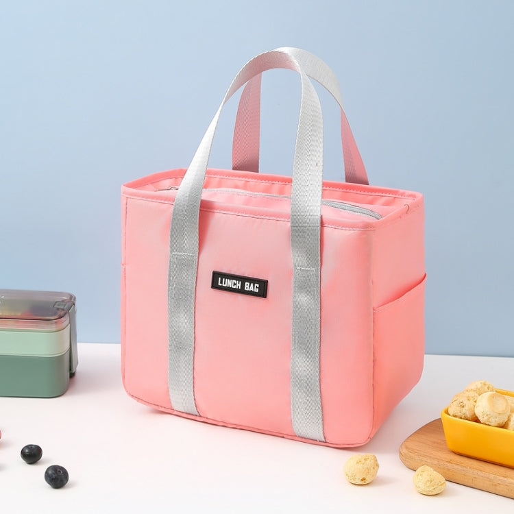 Borsa isolante portatile Borsa per pasti piccola impermeabile Borsa per il pranzo ispessita in alluminio