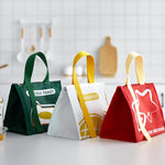 Borsa da pranzo portatile per studenti Borsa isolante Bento impermeabile ispessita semplice