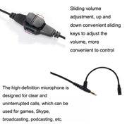 Per microfono Boom V-MODA Cavo per cuffie da gioco per computer, ZS0198 Gold Plug, ZS0198 Black Injection Molding