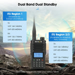 Walkie Talkie Retevis RA89 Dual Band impermeabile IP68
