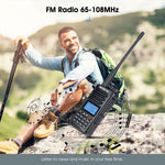 Walkie Talkie Retevis RA89 Dual Band impermeabile IP68