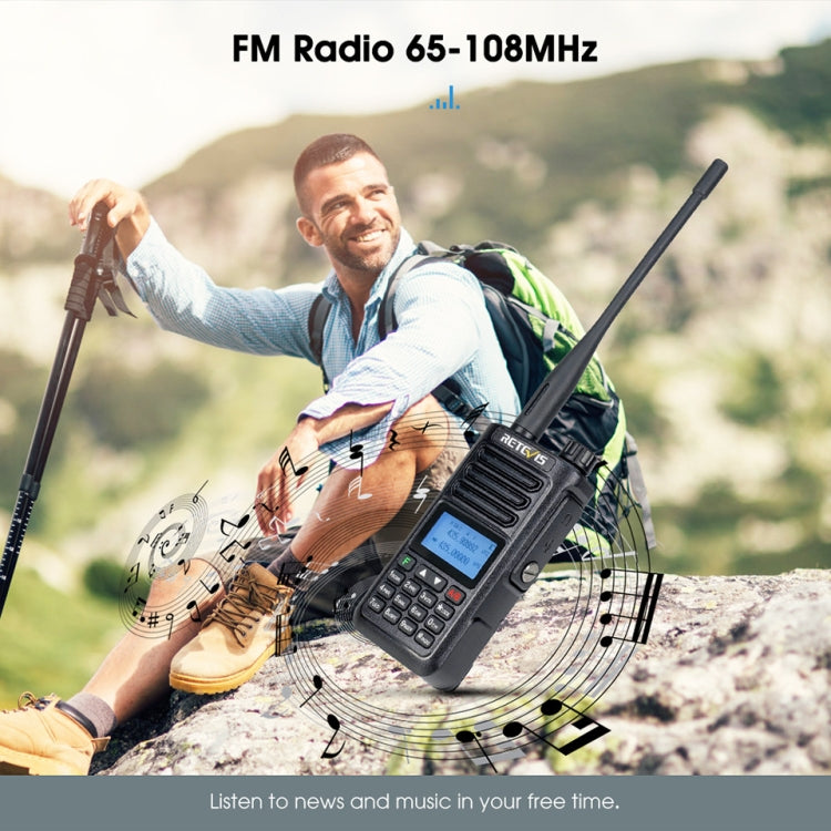 Walkie Talkie Retevis RA89 Dual Band impermeabile IP68