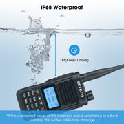 RETEVIS RA89 UV Dual-segment IP68 Impermeabile Dual-guard Dual-standby Walkie Talkie
