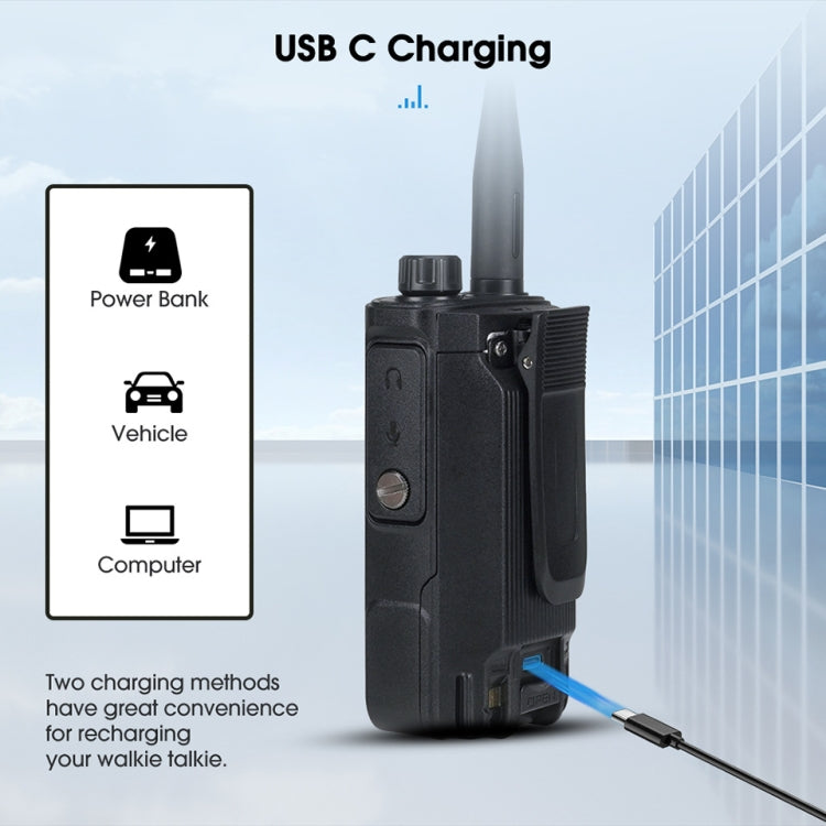 Walkie Talkie Retevis RA89 Dual Band impermeabile IP68