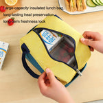 Match Color Cationic Lunch Box Borsa da pranzo impermeabile ispessita in alluminio