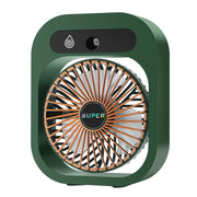 Ventilatore per condizionatore d'aria per umidificazione di ricarica USB Ventola di raffreddamento portatile da tavolo Nano Spray