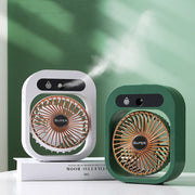 Ventilatore per condizionatore d'aria per umidificazione di ricarica USB Ventola di raffreddamento portatile da tavolo Nano Spray