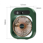 Ventilatore portatile USB con umidificatore e nano spray