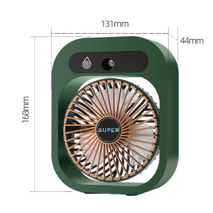 Ventilatore portatile USB con umidificatore e nano spray