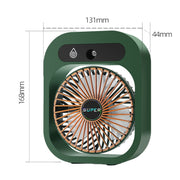Ventilatore per condizionatore d'aria per umidificazione di ricarica USB Ventola di raffreddamento portatile da tavolo Nano Spray