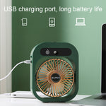 Ventilatore portatile USB con umidificatore e nano spray
