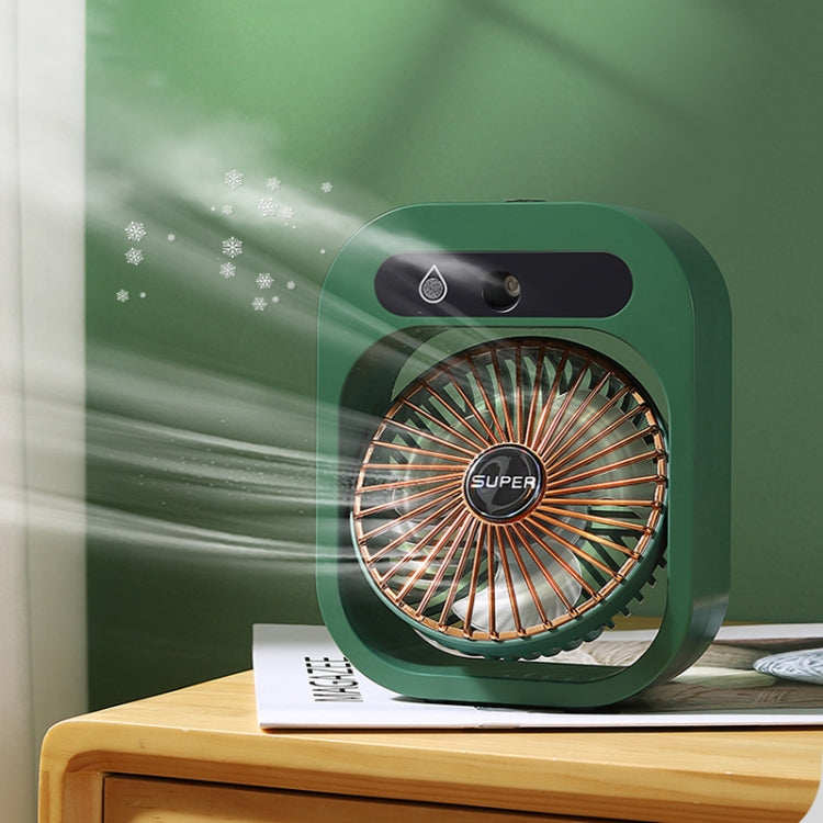 Ventilatore portatile USB con umidificatore e nano spray