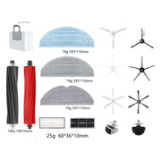 Per accessori per aspirapolvere Roborock G20 / S8 Pro ULTRA, 22pcs /Set, Silver Ion Module, Main Brush, Dust Bag
