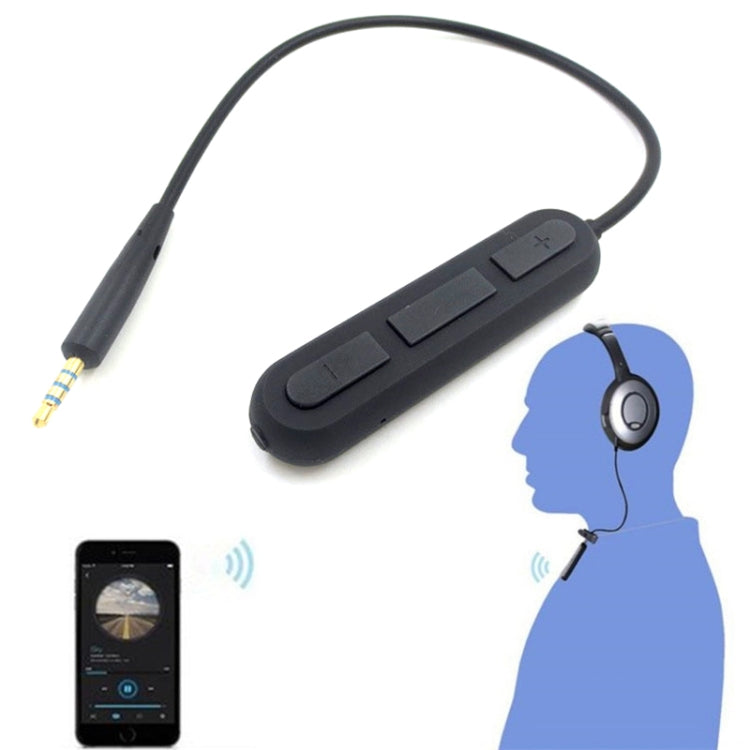 Cavo Bluetooth per cuffie BOSE QC25 / OE2 / QC35 / AKG / Y50 / Y40, ZS0012 Black