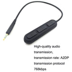 Cavo Bluetooth per cuffie BOSE QC25 / OE2 / QC35 / AKG / Y50 / Y40, ZS0012 Black