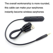 Cavo Bluetooth per cuffie BOSE QC25 / OE2 / QC35 / AKG / Y50 / Y40, ZS0012 Black