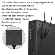 Antenna WiFi ad aspirazione magnetica da 2,4 GHz 5 GHz 6DBI Scheda di rete WiFi PCI-E, 6DBI