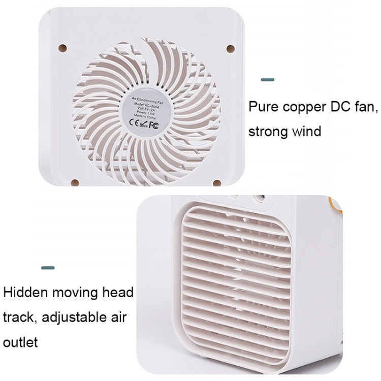 Mini condizionatore d'aria da tavolo con umidificatore USB