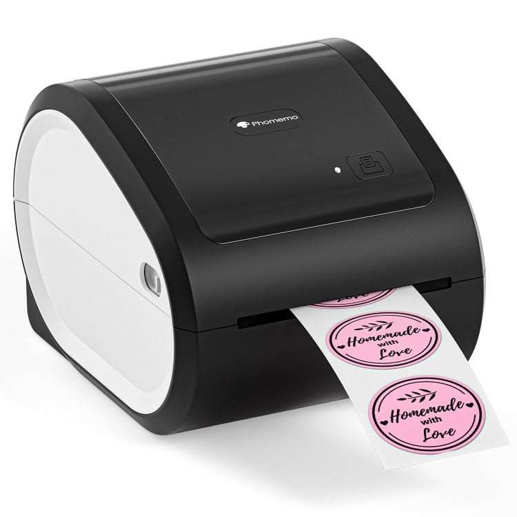 Phomemo D520-BT Stampante termica Bluetooth per etichette di spedizione Stampante desktop wireless per etichette per indirizzi con codici a barre, US, EU
