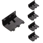 For Xbox One 5pcs Replacement Battery Doors Wireless Controller Battery Cover, Red, Black