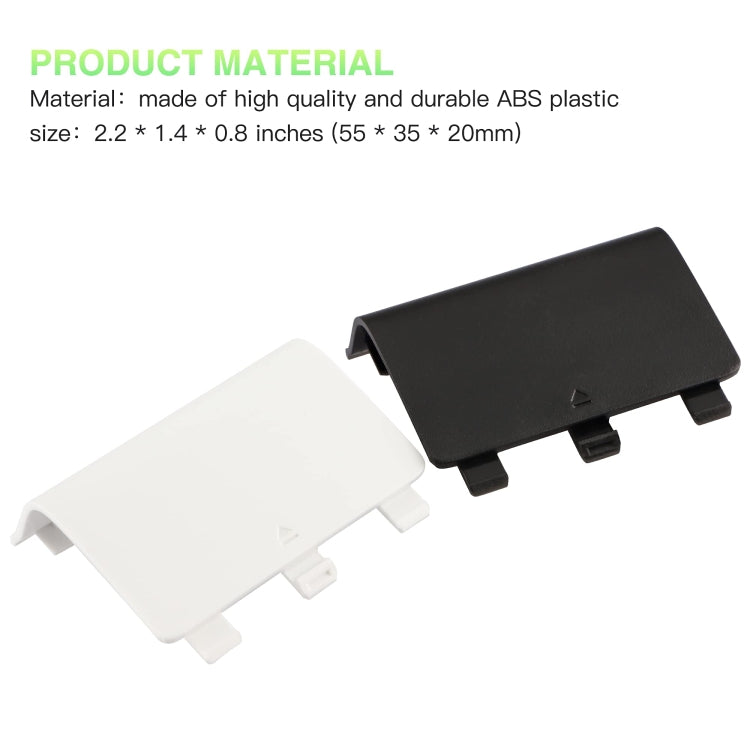 For Xbox One 5pcs Replacement Battery Doors Wireless Controller Battery Cover, Red, Black