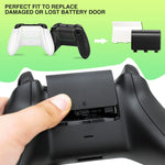 For Xbox One 5pcs Replacement Battery Doors Wireless Controller Battery Cover, Red, Black