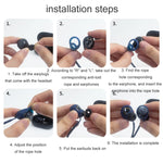 Per cuffie Anker Soundcore Space A40 2 pezzi Cavo anti-smarrimento in silicone