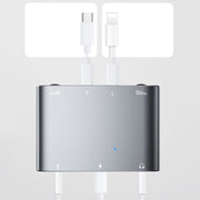 Convertitore audio stereo 2 in 1 USB-C e 8 pin