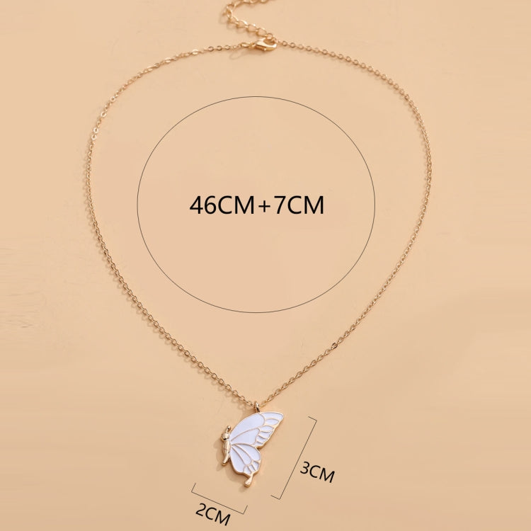 Sorelle Madre e Figlia Lega Goccia Olio Farfalla Collana Clavicola Catena